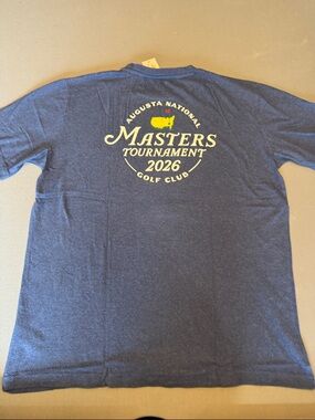 Masters Navy Short Sleeve Tournament Graphic Tee